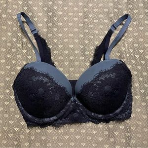 Navy Lace Bra